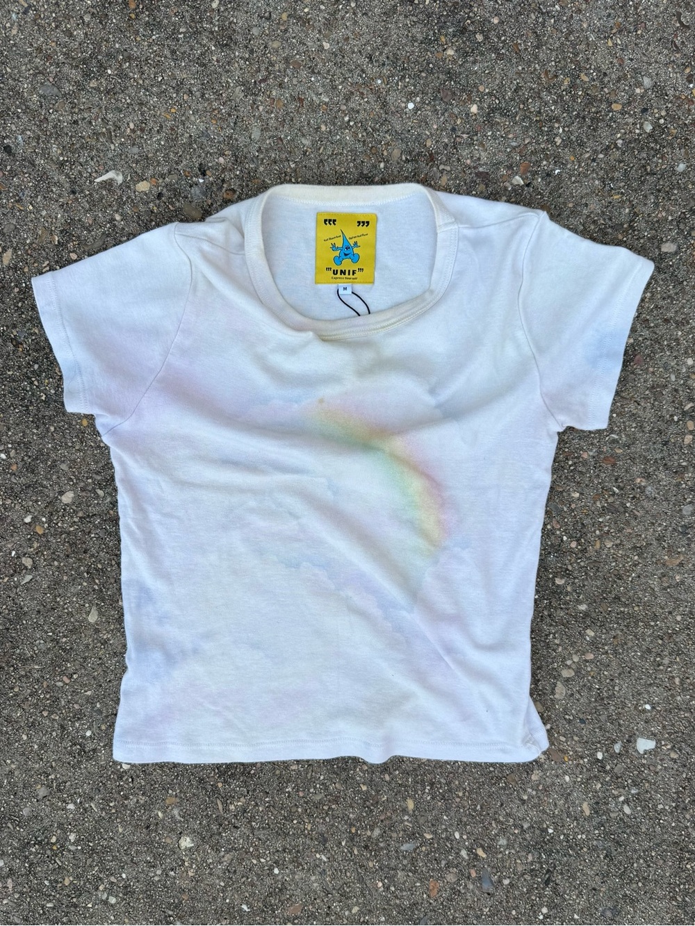 UNIF Rainbow Tie-Dye Baby Tee
